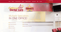 Desktop Screenshot of dentalcarecalifornia.com